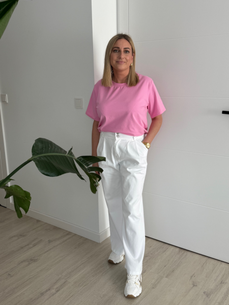 Spodnie Pantaloon białe denim zdjęcie 1