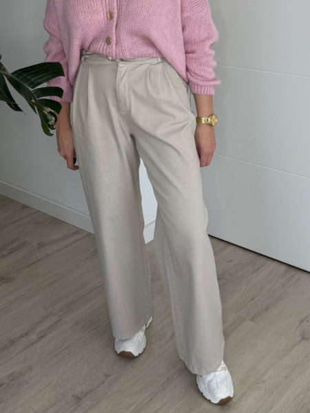 Spodnie Pantaloon beż denim zdjęcie 2