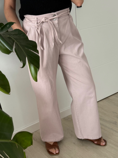 Spodnie Pantaloon puder róż denim zdjęcie 2