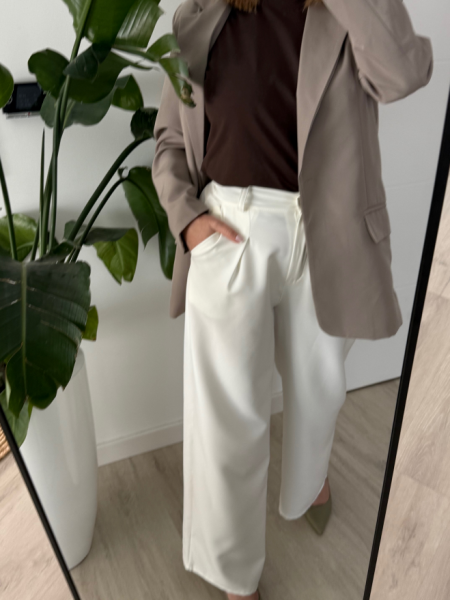 Spodnie Styled perłowe zdjęcie 3