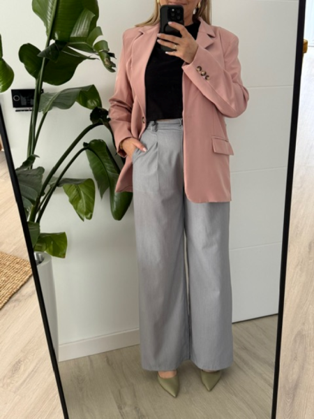 Spodnie Styled szare zdjęcie 1