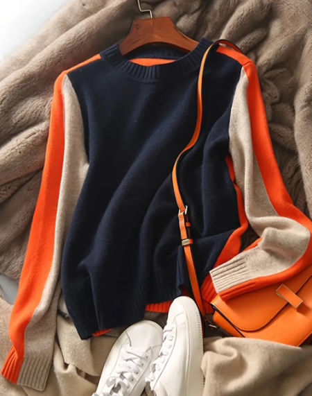 Sweter Color z wiskozy zdjęcie 1
